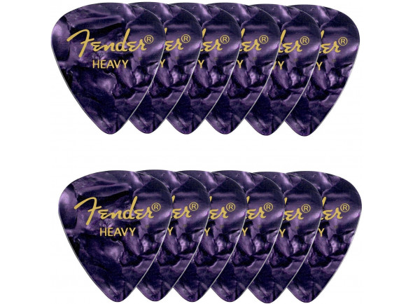 Fender 351 Shape Premium Pick Purple Motto Heavy 12 Pack Fender 351 Shape Premium Pick Purple Motto Heavy 12 Pack